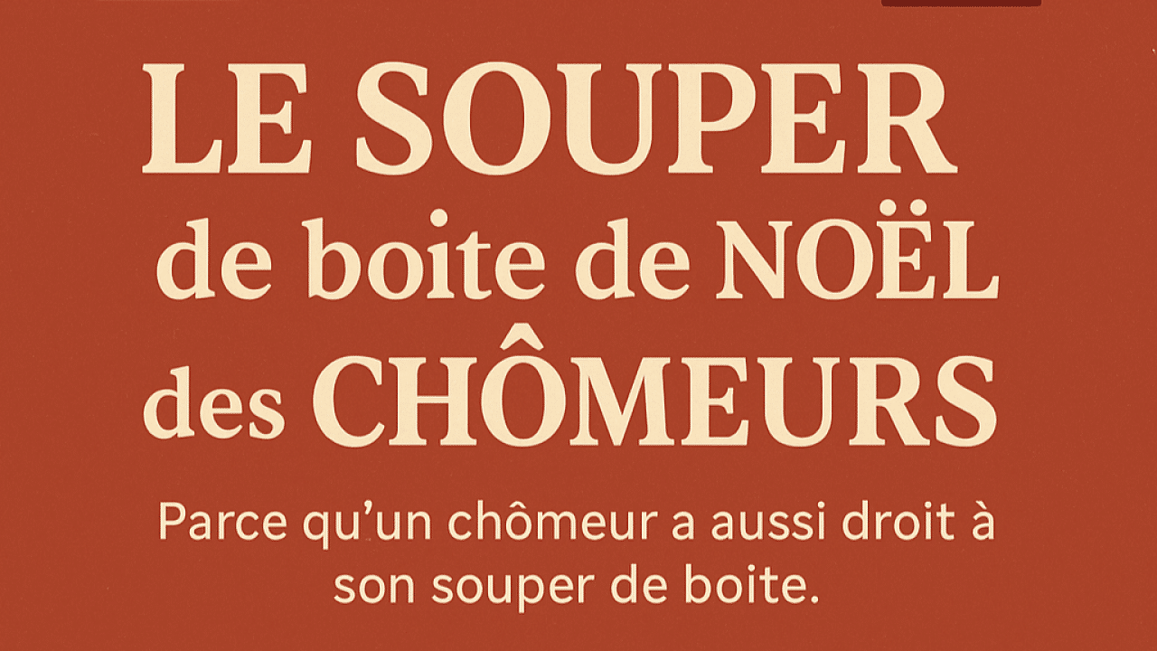 Le Souper de boîte de Noël des Chômeurs